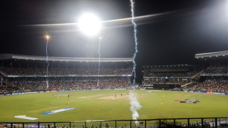 De IPL Cricket finale in Kolkata
