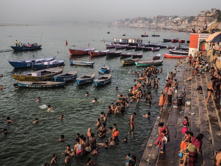 Varanasi en één van haar ghats