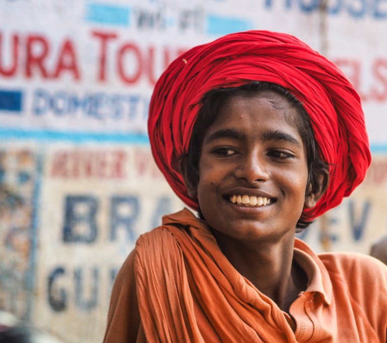 Jonge sadhu, twaalf jaar oud 