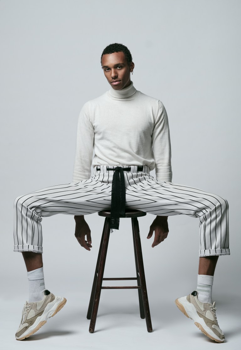 Dave - Krijtstreep broek